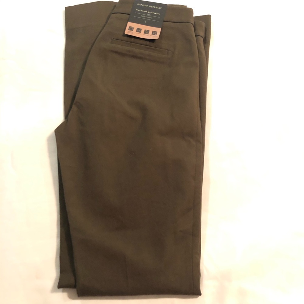 Banana Republic Pants Green Flare Leg Size 2 New